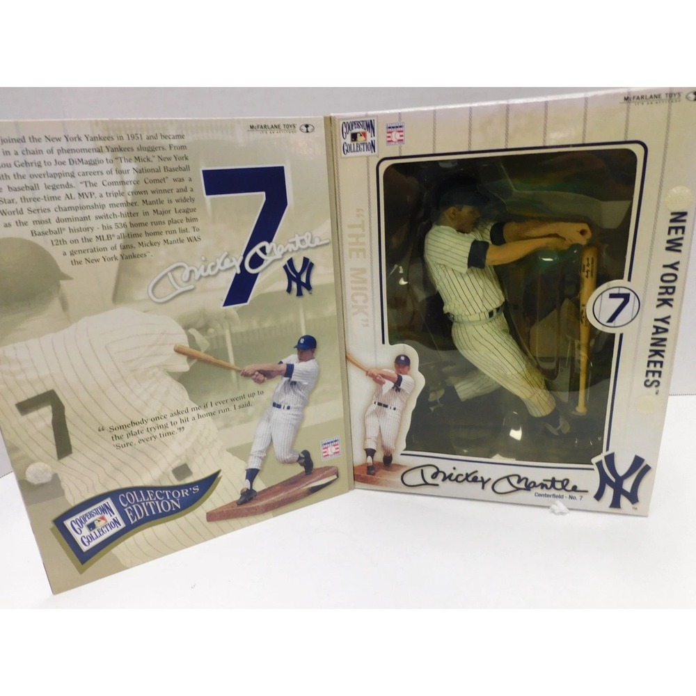 McFarlane Toys Mickey Mantle New York Yankees Cooperstown Figure DW667